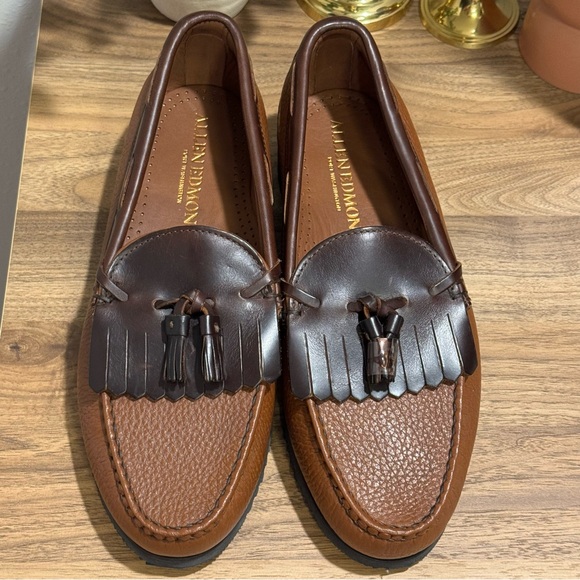 Allen Edmonds NWOB Men’s 10 3E Nashua Loafer Leather Classic Business Comfort - Picture 1 of 8